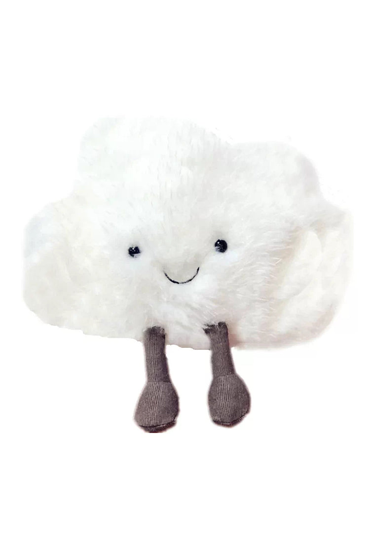 White Soft Cloud Plush Kawaii Lolita Fairy Versatile Phone Crossbody Bag