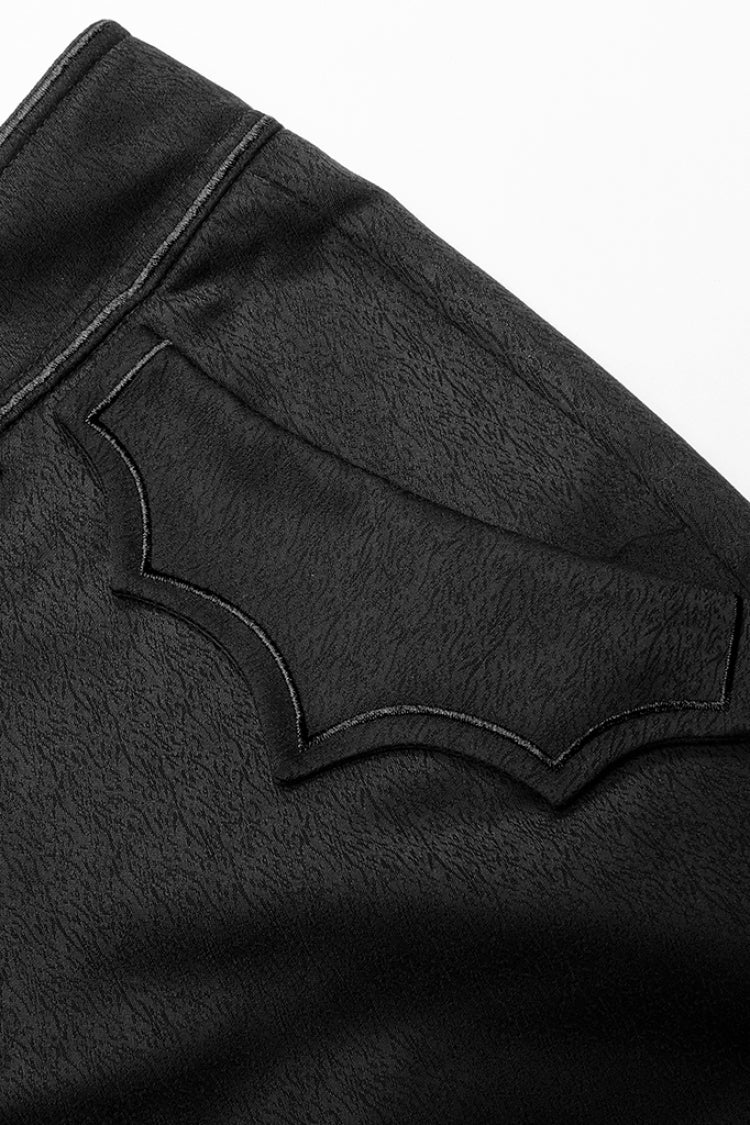 Bat Pocket Decoration Men's Gothic Pants 2 Colors