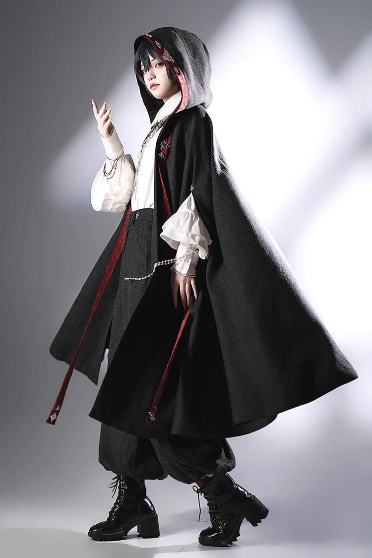 Black [Sacred Vow] Vintage Elegant Prince Handsome Ouji Lolita Pants