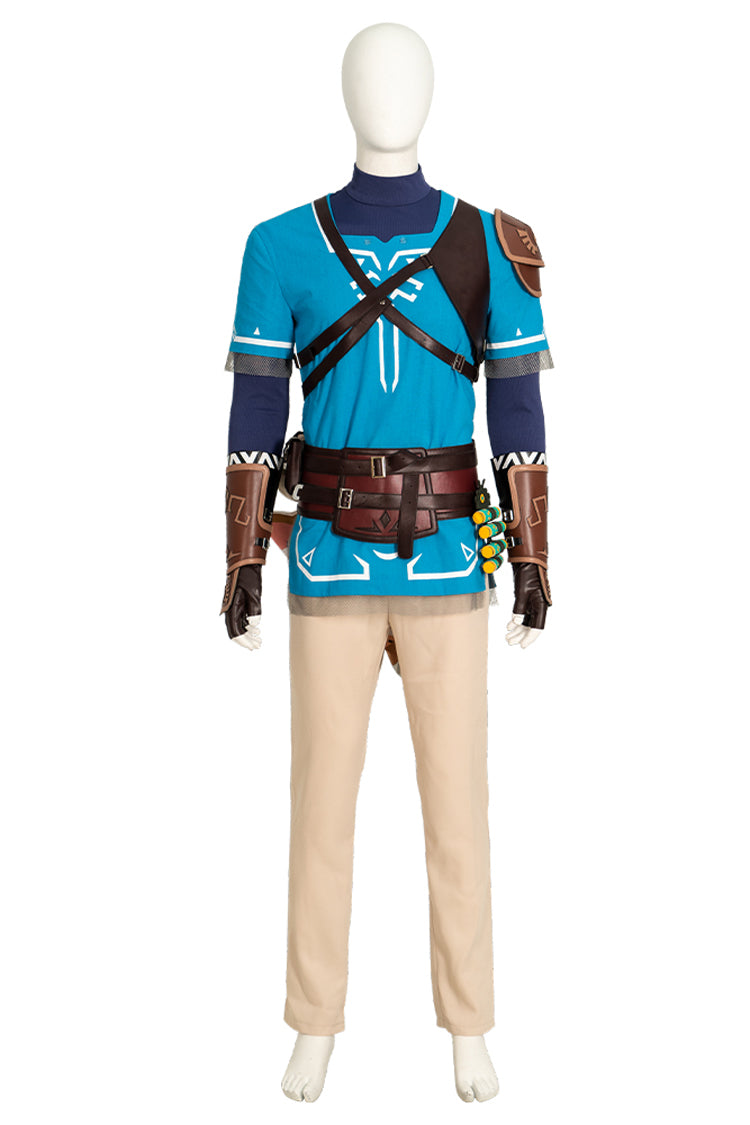 The Legend Of Zelda Tears Of The Kingdom Halloween Link Cosplay Costume Set Without Boots