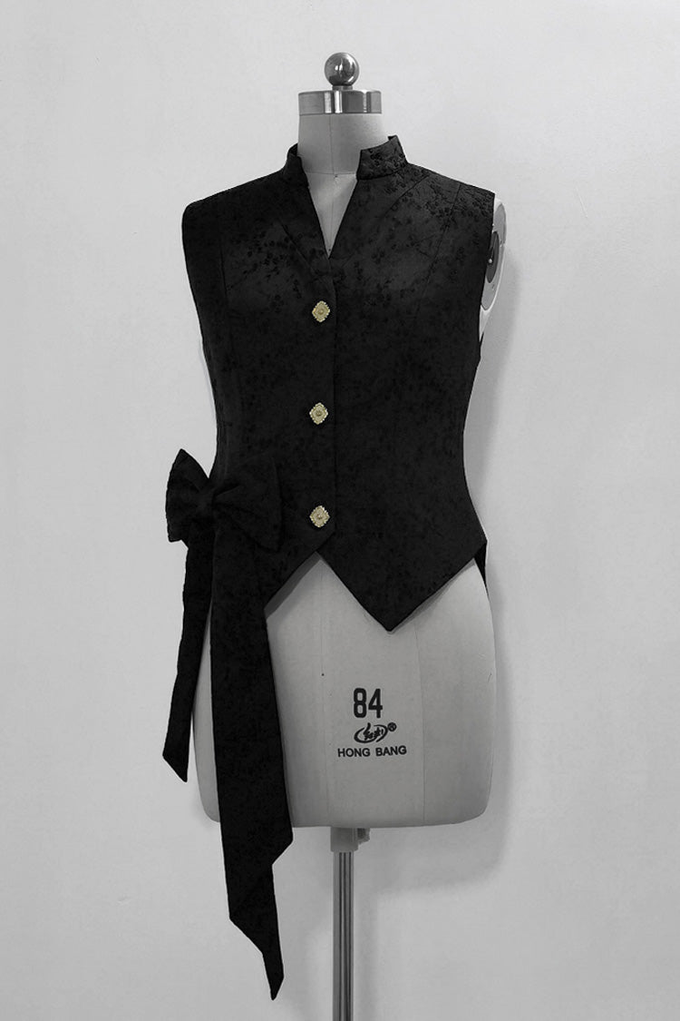Black Hunting Rabbits Gothic Vintage Ouji Fashion Lolita Vest