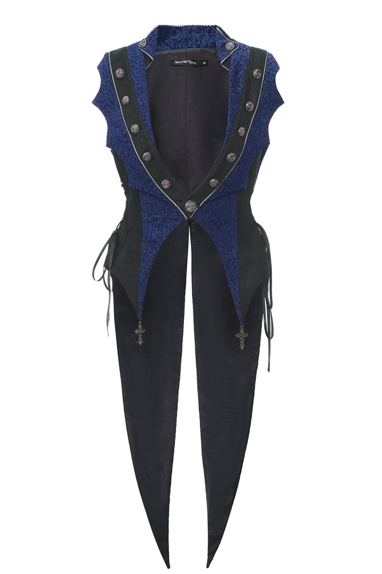 [Eternal Blood Moon Forest] V Collar Sleeveless Ouji Fashion Elegant Prince Handsome Lolita Coat 2 Colors