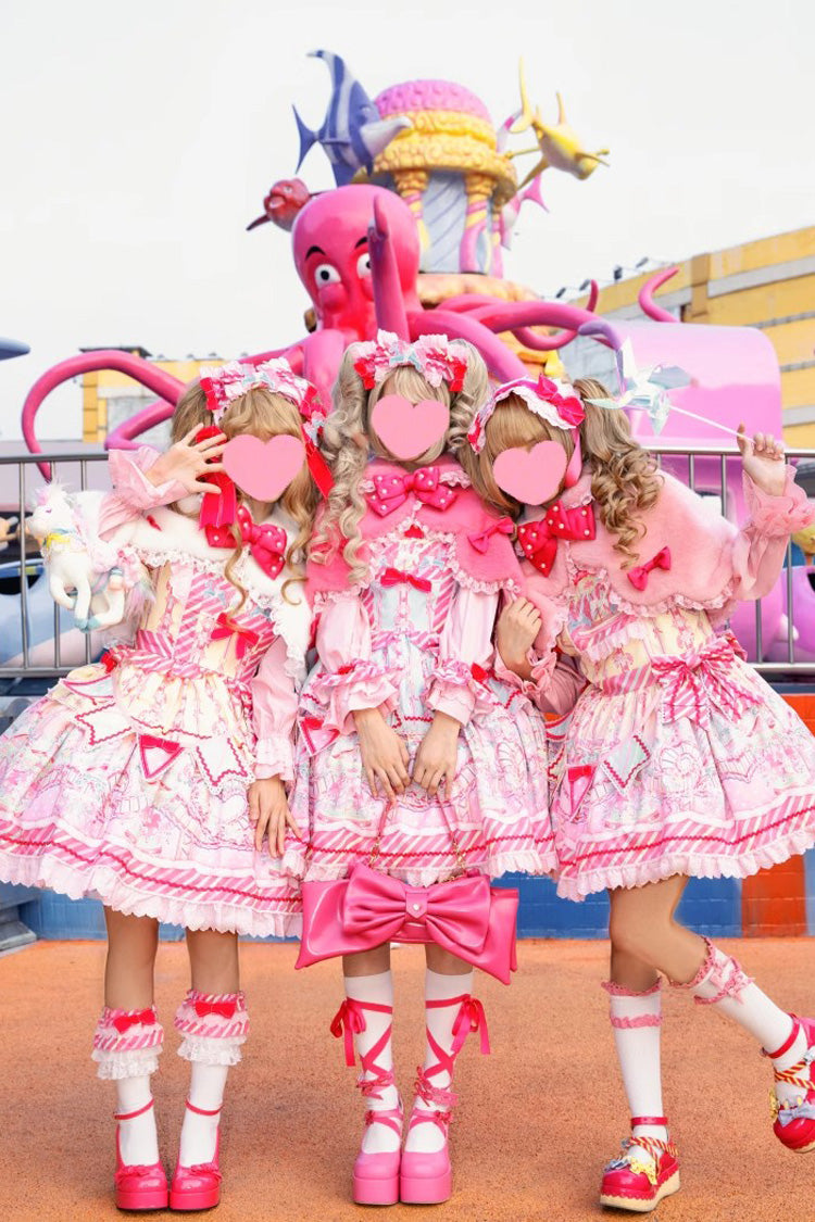 [Candy Park] Bowknot Lace Sweet Princess Lolita Shawl Cape 9 Versions