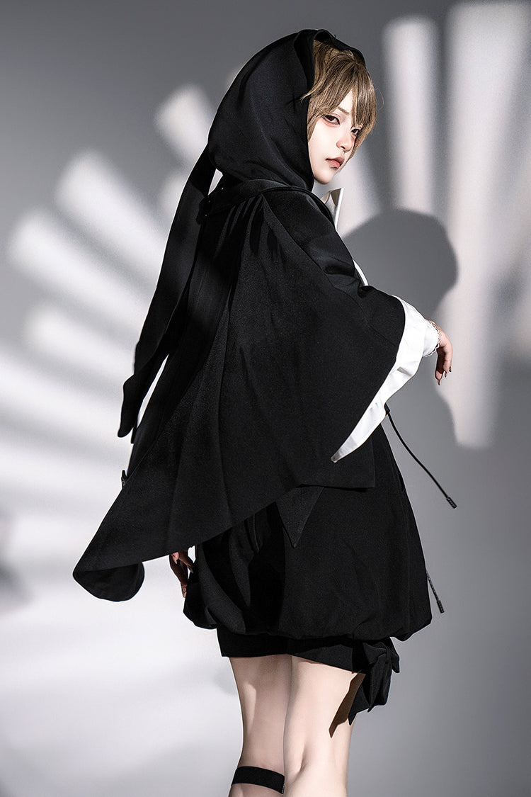 Black [Rabbit Feather Phantom] Gothic Prince Handsome Ouji Lolita Vest
