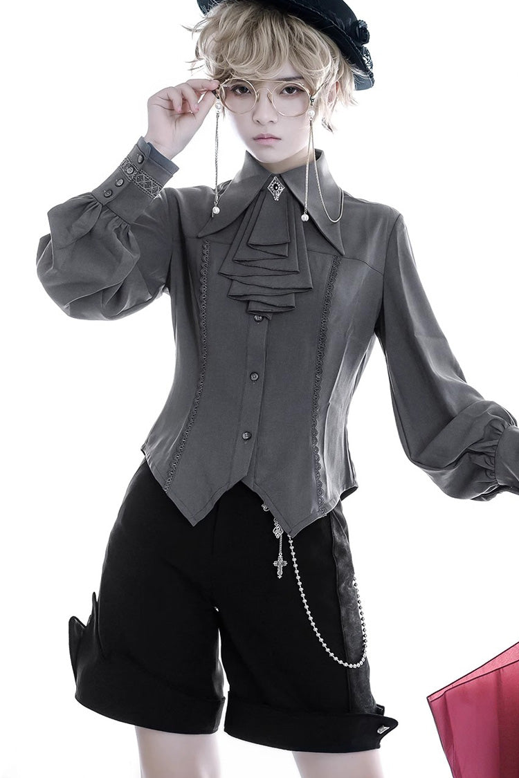 Medieval Lamb Long Sleeve Ouji Fashion Lolita Shirt 3 Colors