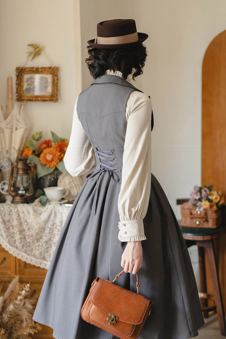Forest Knows Fall] Sleeveless Classic Vintage Elegant Bust-Support L   LolitaInside