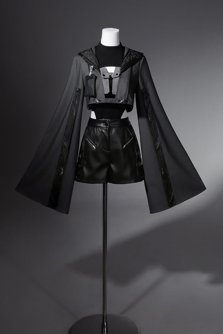 Black [Black Sheep Research Society] Gothic Prince Handsome Ouji Lolita Shorts Set