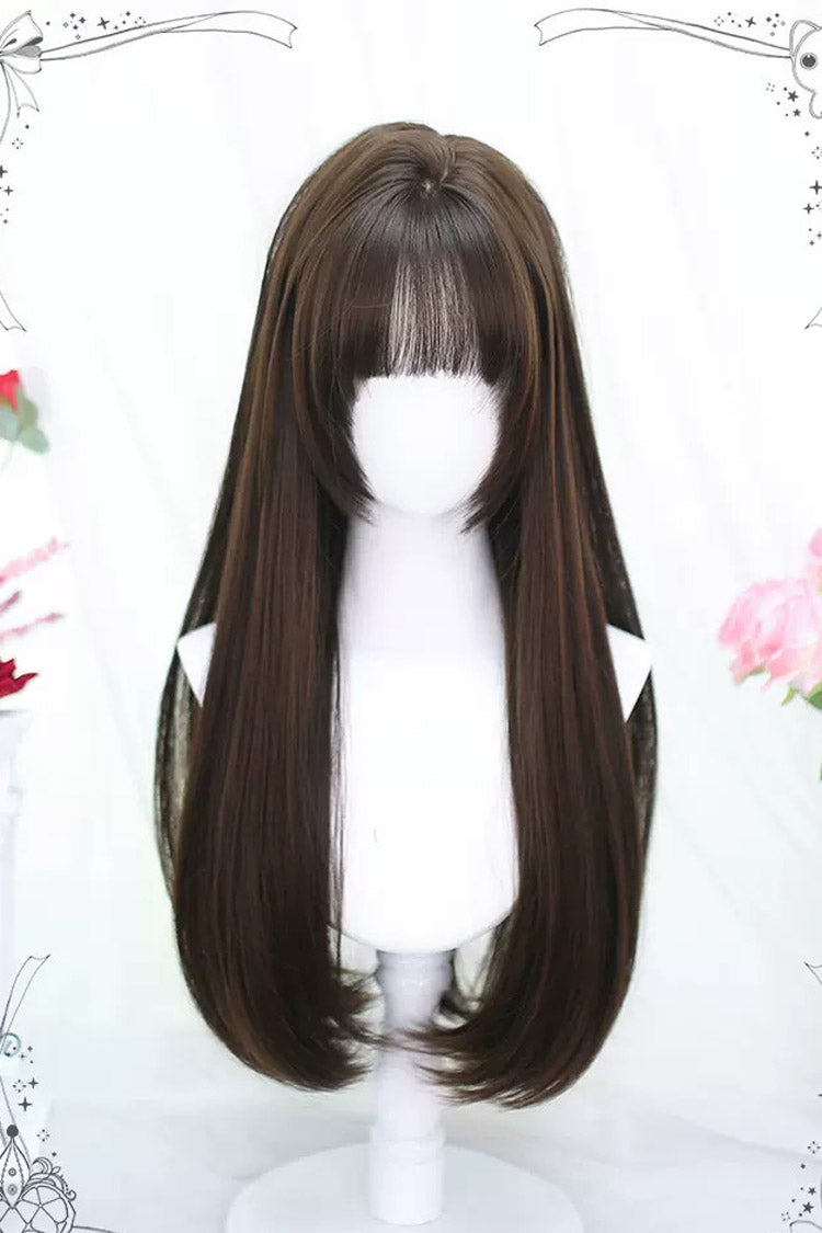 Solid Color Cute Sweet Lolita Long Wig