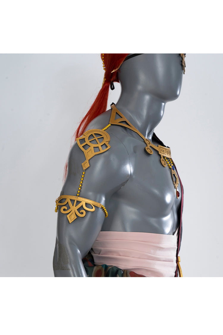 The Legend Of Zelda Tears Of The Kingdom Ganondorf Persona Halloween Cosplay Costume Set (Wig and Ring not included)