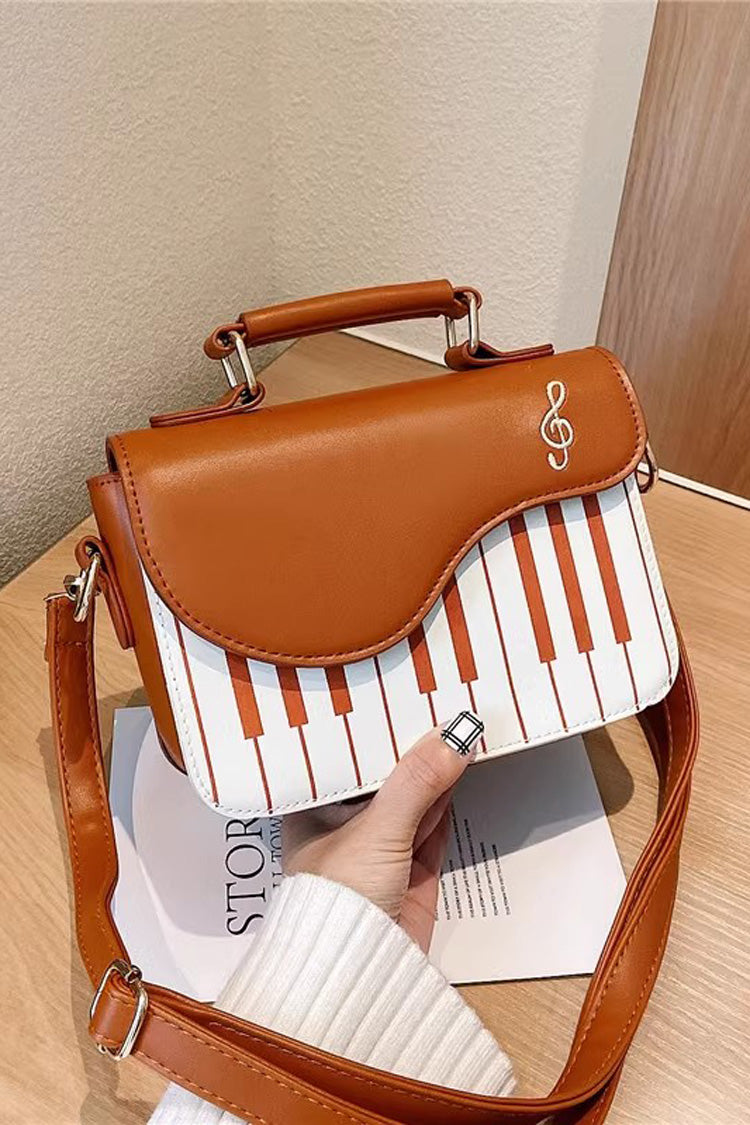 Piano Notes Embroidery Sweet Classic Lolita Shoulder Bag 3 Colors