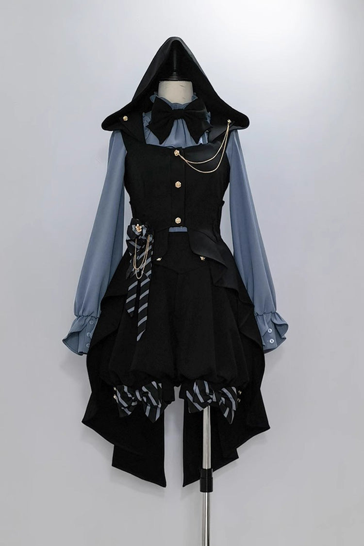 Blue Narrative Maxim Long Sleeves Ouji Fashion Gothic Lolita Blouse