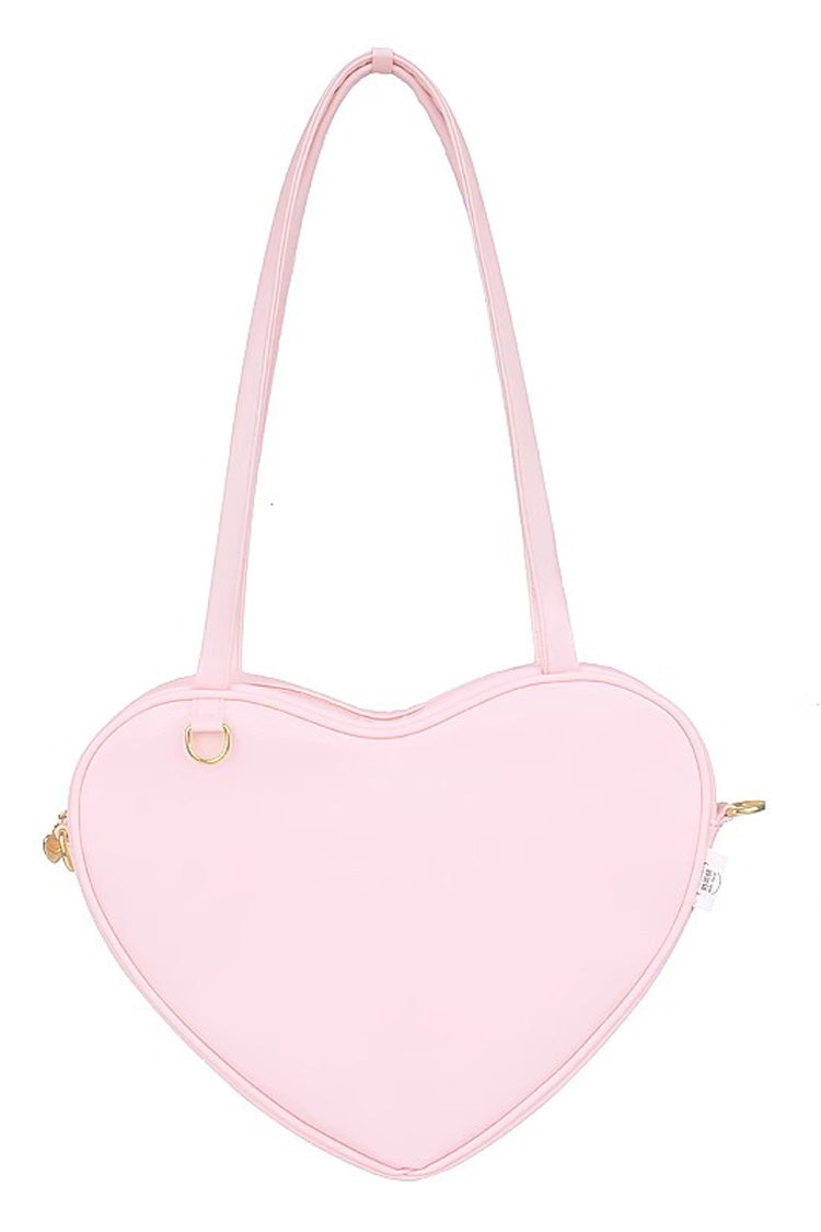 Solid Color Sweet Love Heart Lolita Shoulder Bag 6 Colors