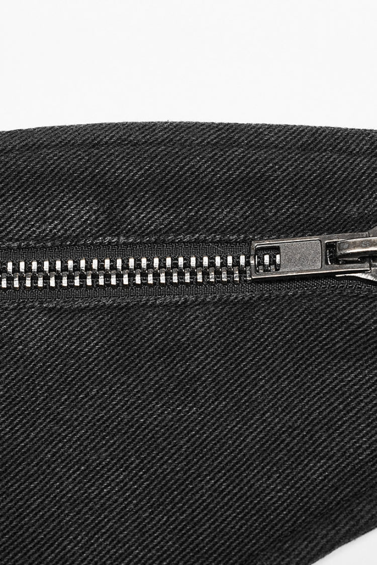 Black Buckle Men's Punk Big-Pocket Harness