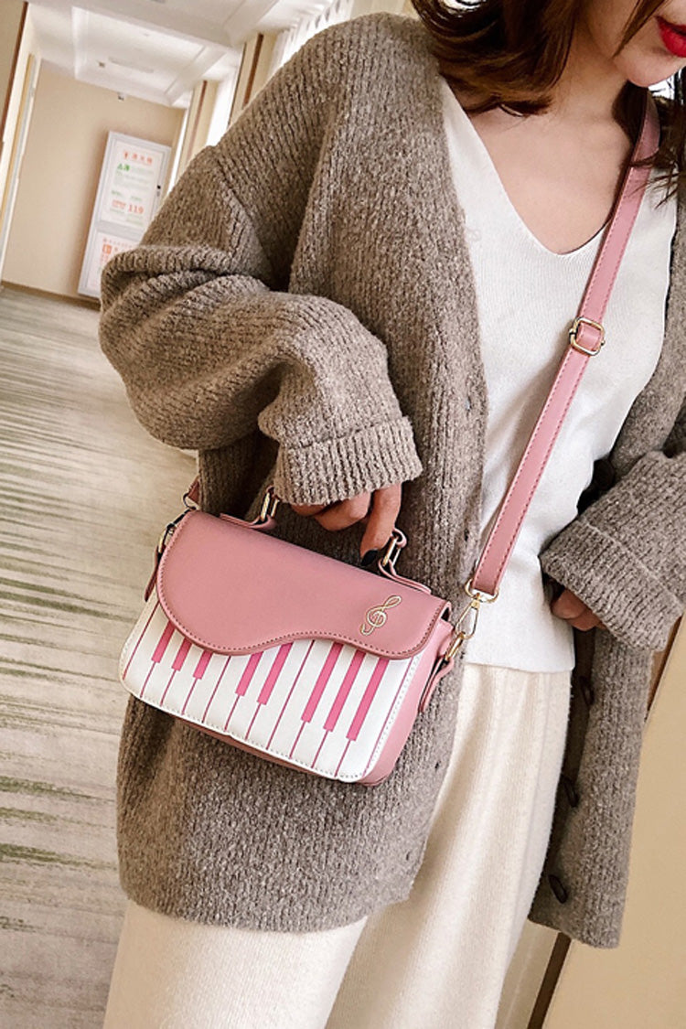 Piano Notes Embroidery Sweet Classic Lolita Shoulder Bag 3 Colors