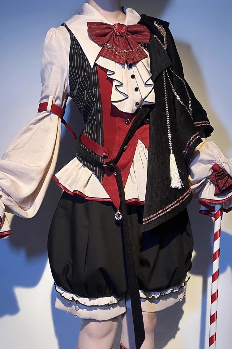 Multi-Color [Natural Philosophy] Long Sleeves Ruffle Bowknot College Style Prince Gorgeous Ouji Lolita Set