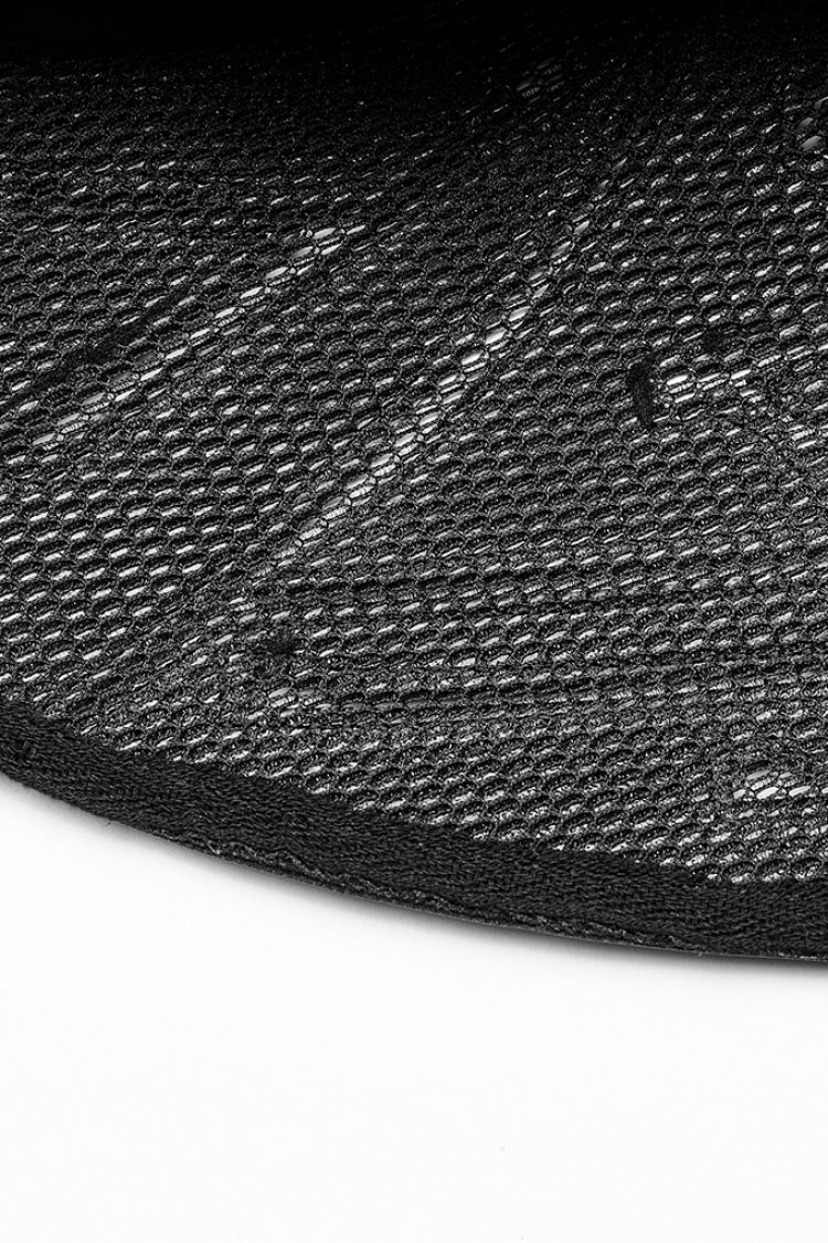 ブラックスタンドカラー女性用パンクパテントレザーボディハーネス 