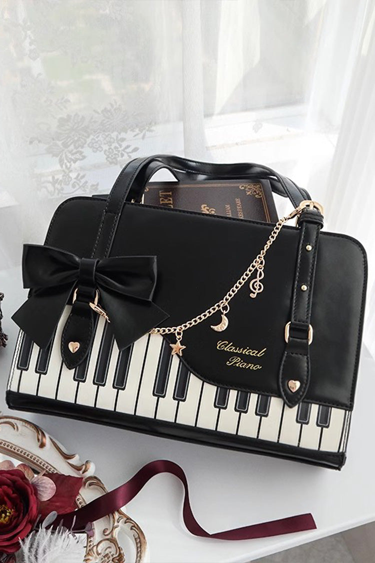 Piano Waltz Bowknot Sweet Lolita Handbag 4 Colors