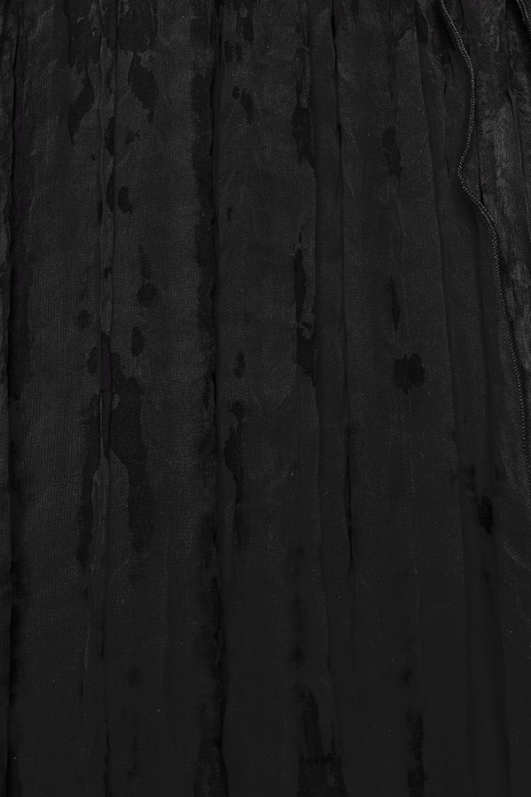 Black Buckle Split Women's Gothic Skirt