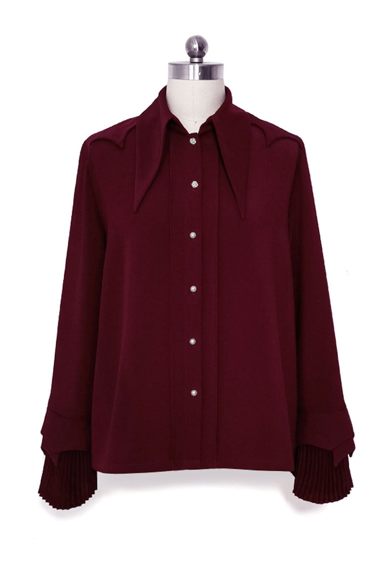 Princess Chronicles The Unknown Shadow Gothic Ouji Lolita Blouse 3 Colors