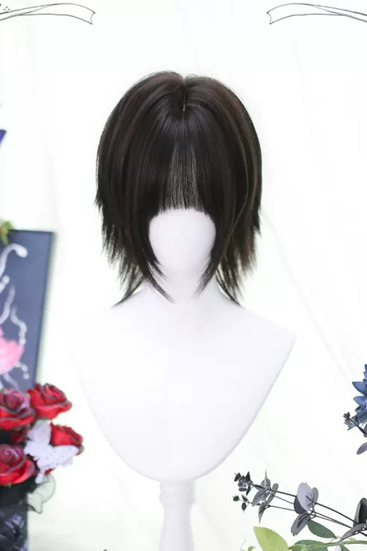 Black/Brown Secondary Sweet Lolita Short Wigs