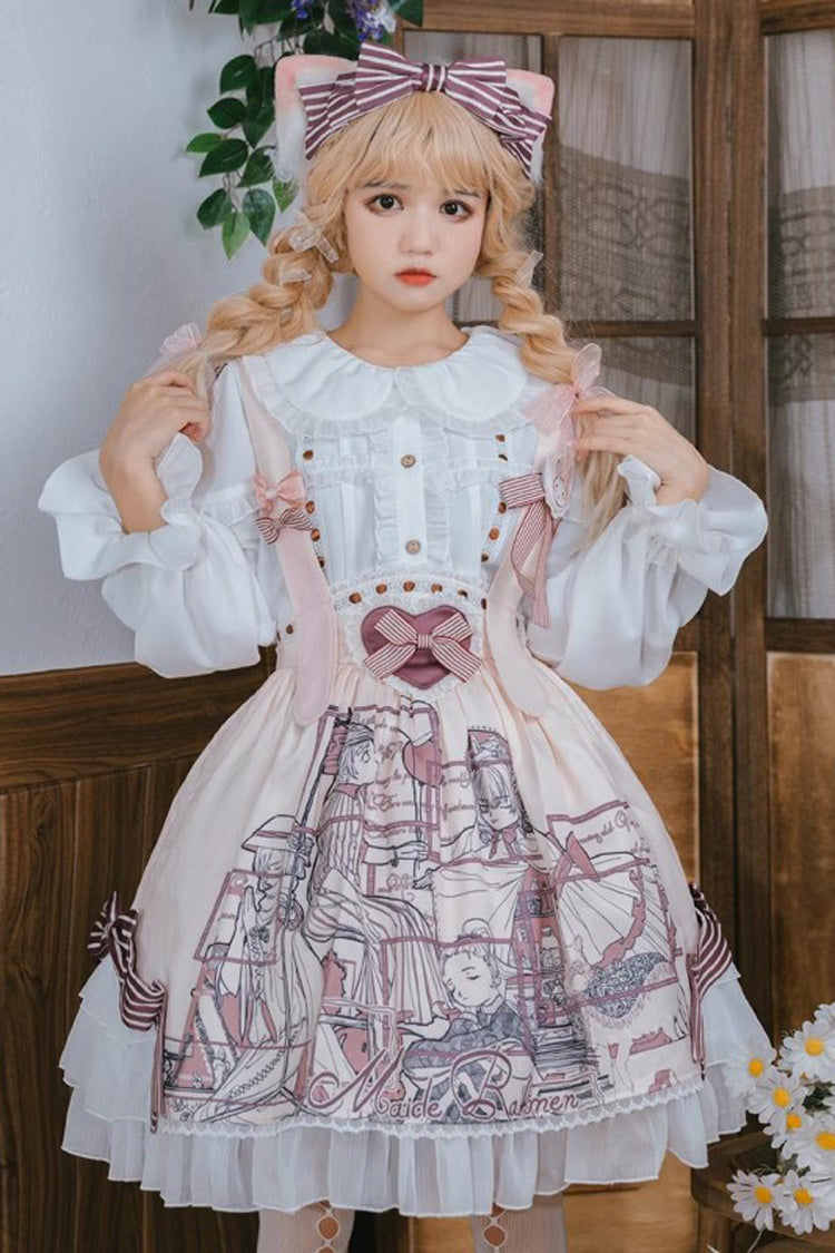 White Doll Collar Long Sleeves Lace Sweet Lolita Blouse