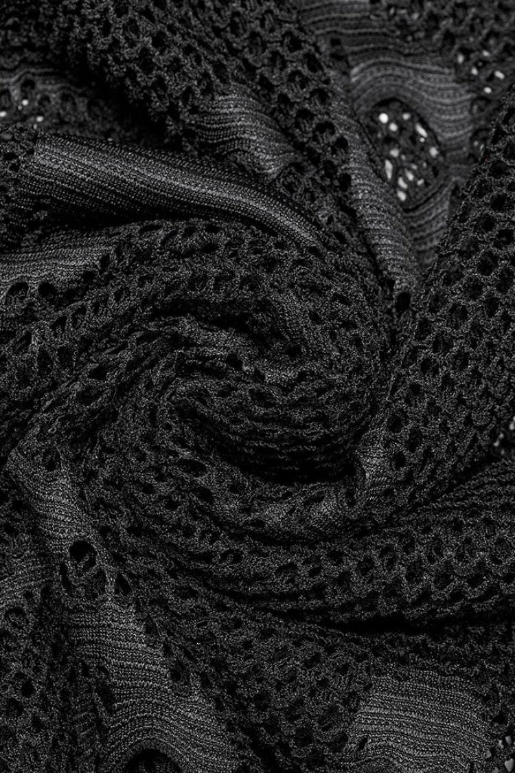 Skull Print Stitching Mesh Womens Steampunk Vest 2 Colors