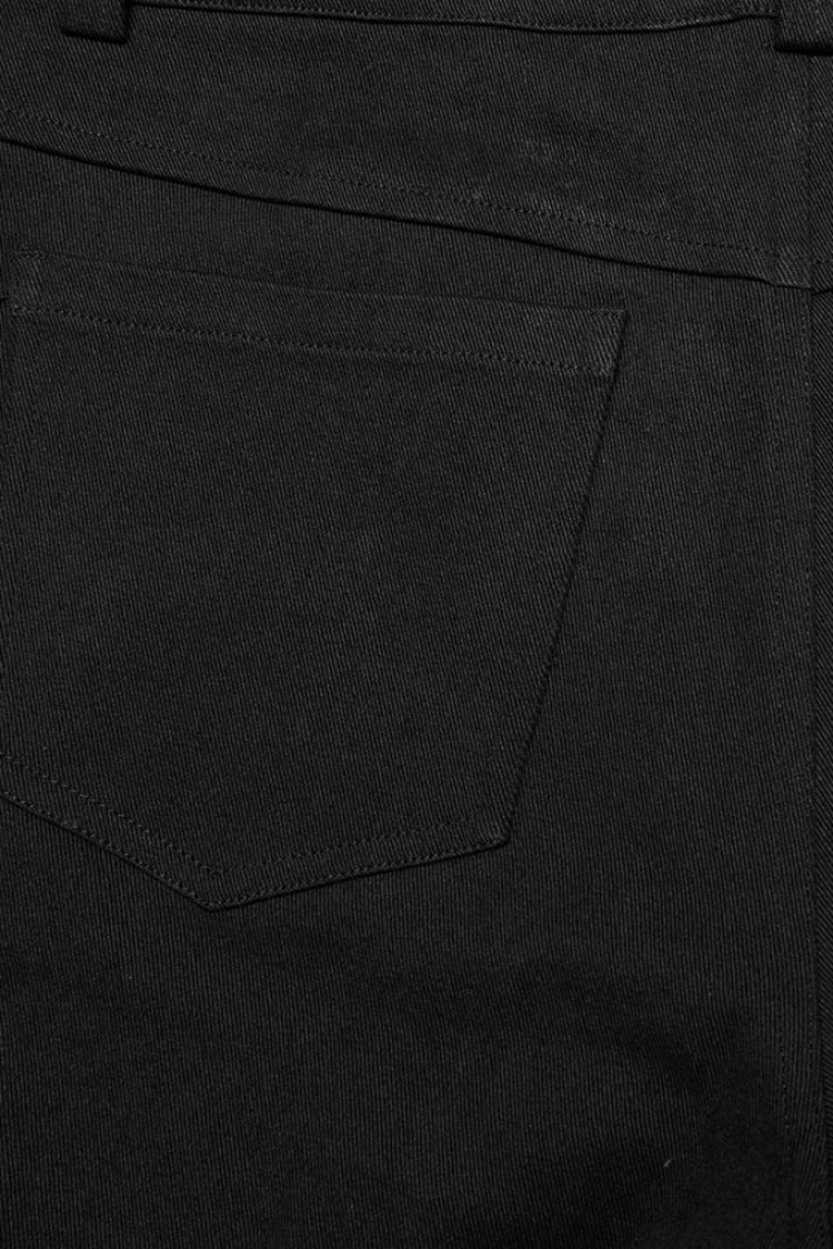 Black 3D Amor Patch Stitching Men's Punk Pants