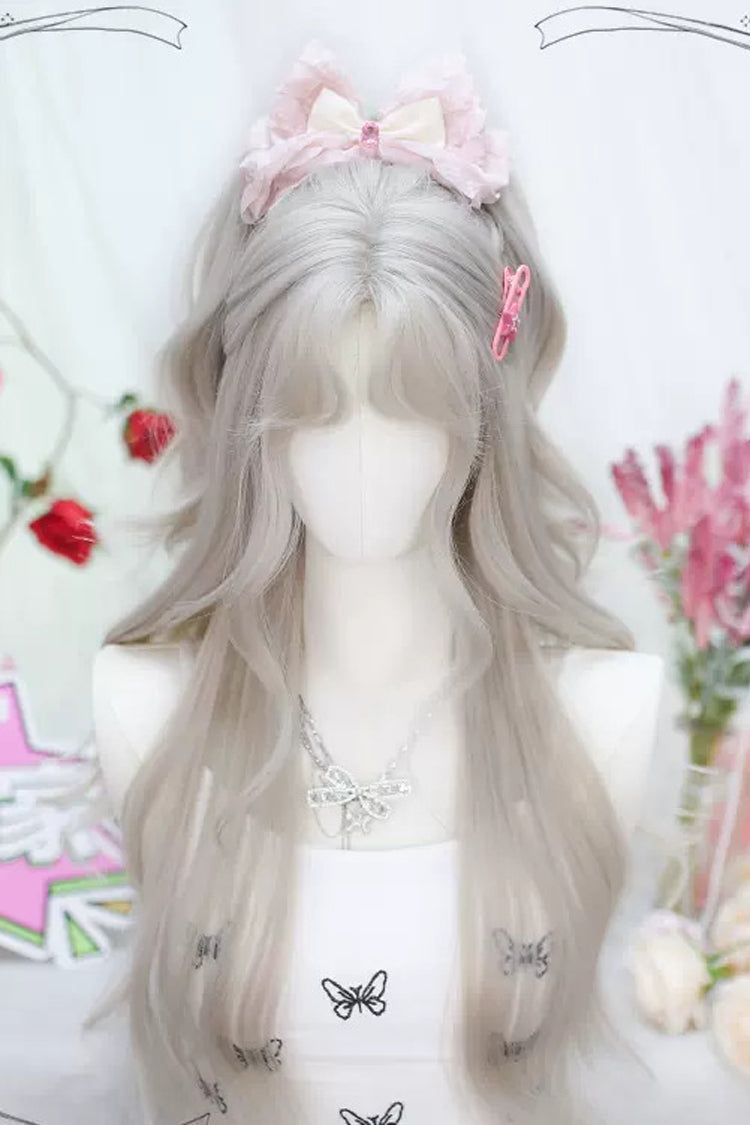 Beige Secondary Sweet Lolita Long Curly Wigs