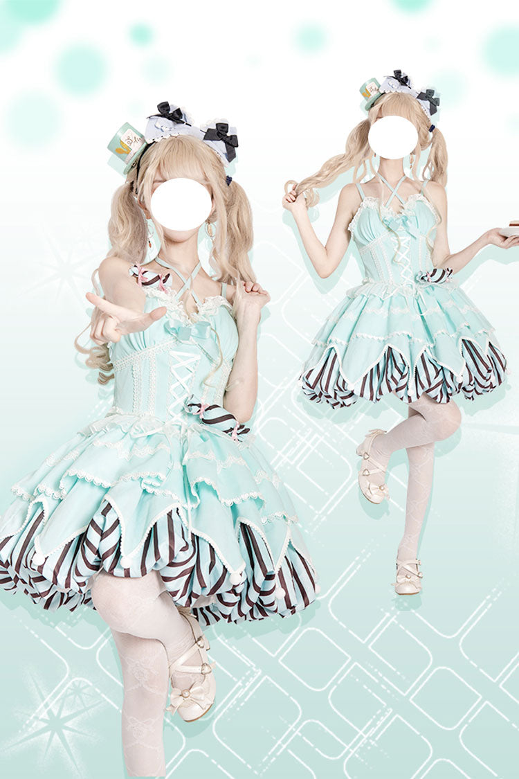 Sweetheart Gummies Sleeveless Multi-layer Bowknot Sweet Lolita Jsk Dress 3 Colors