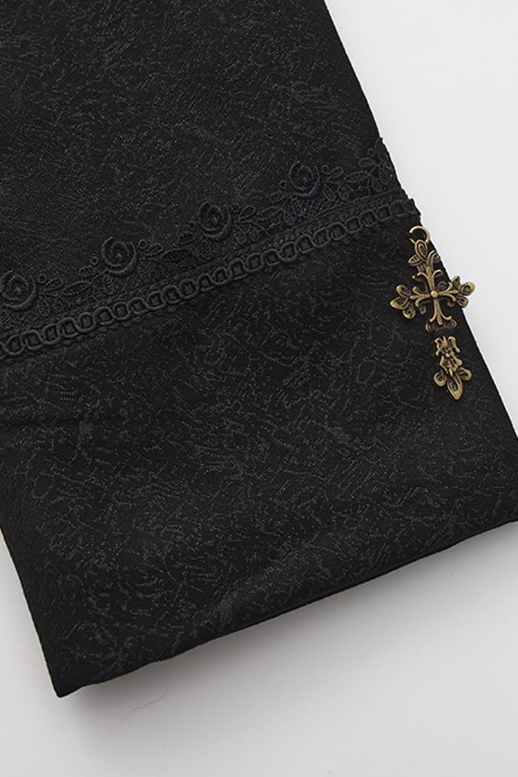 Black [The Eternal Sea of Hope] Long Sleeves Ouji Fashion Vintage Elegant Prince Lolita Long Coat