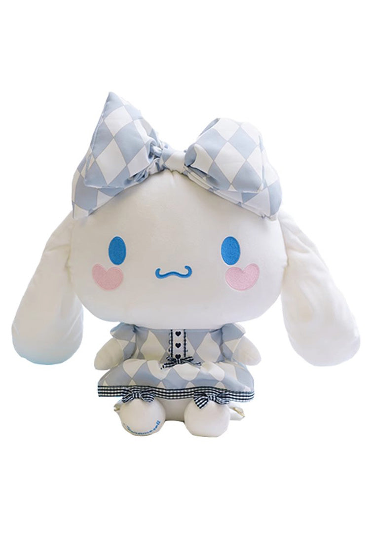 White/Blue Bowknot Big Ears Doll Sweet Lolita Backpack