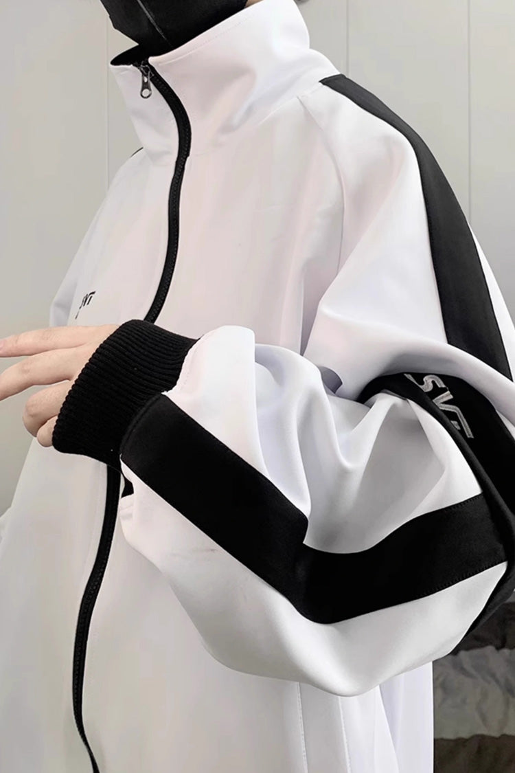 Handsome Long Sleeves Print Jirai Kei Coat 3 Colors