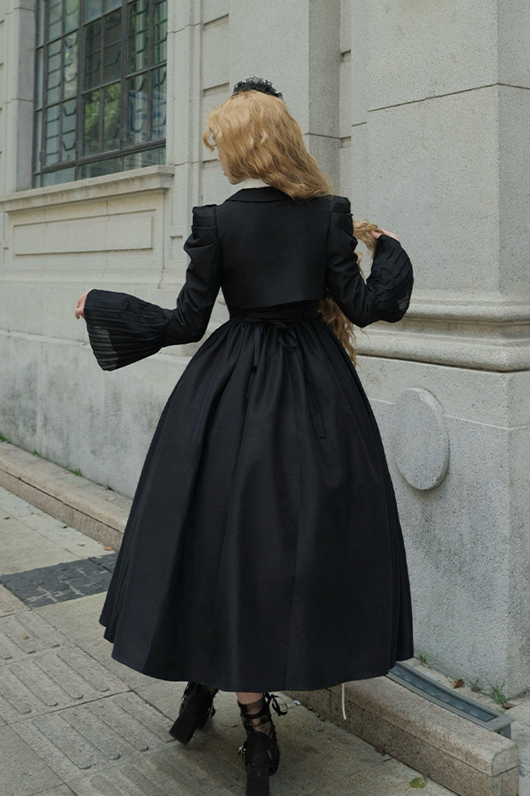 Black Night Traveler Breast Support Classic Gothic Lolita Jsk Dress