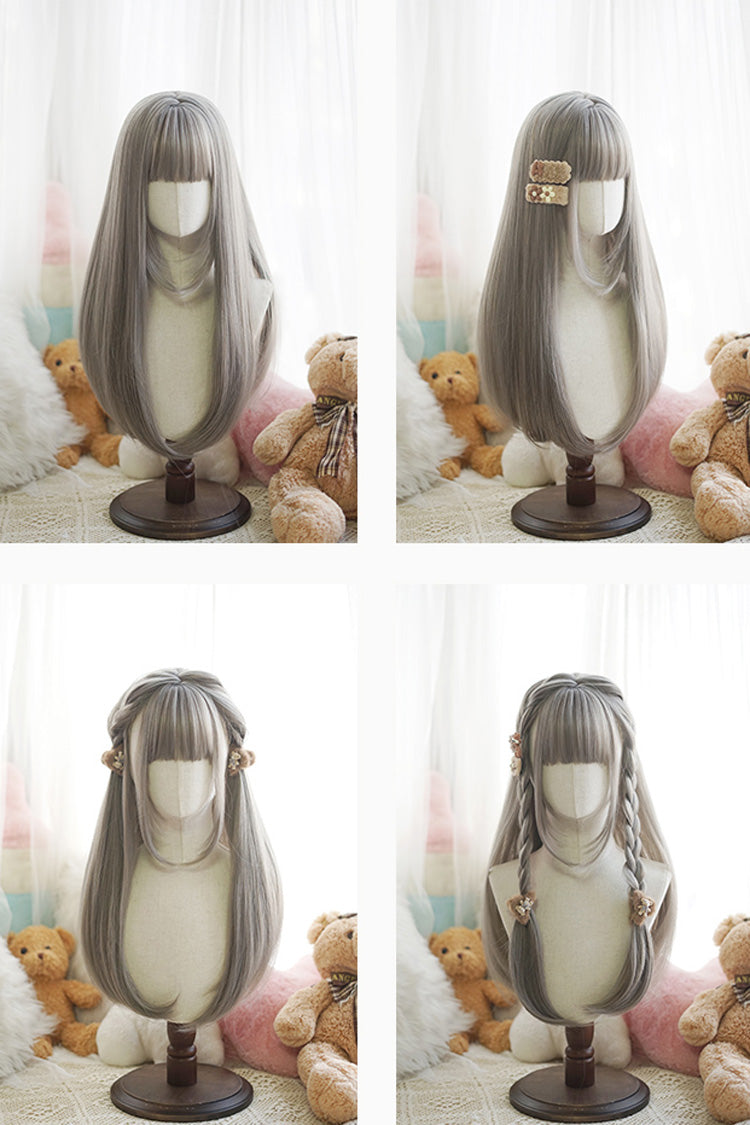 Daily Sweet Elegant Lolita Straight Wig 6 Colors