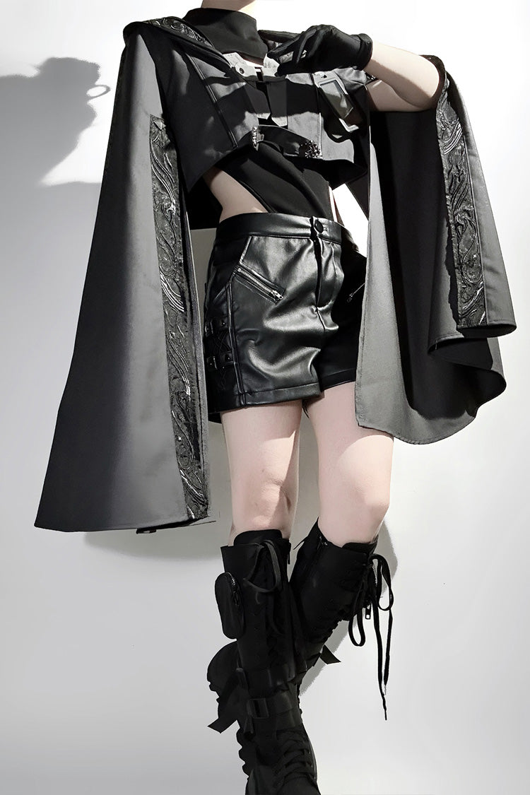 Black [Black Sheep Research Society] Gothic Prince Handsome Ouji Lolita Shorts Set