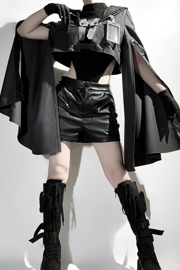 Black [Black Sheep Research Society] Gothic Prince Handsome Ouji Lolita Shorts Set