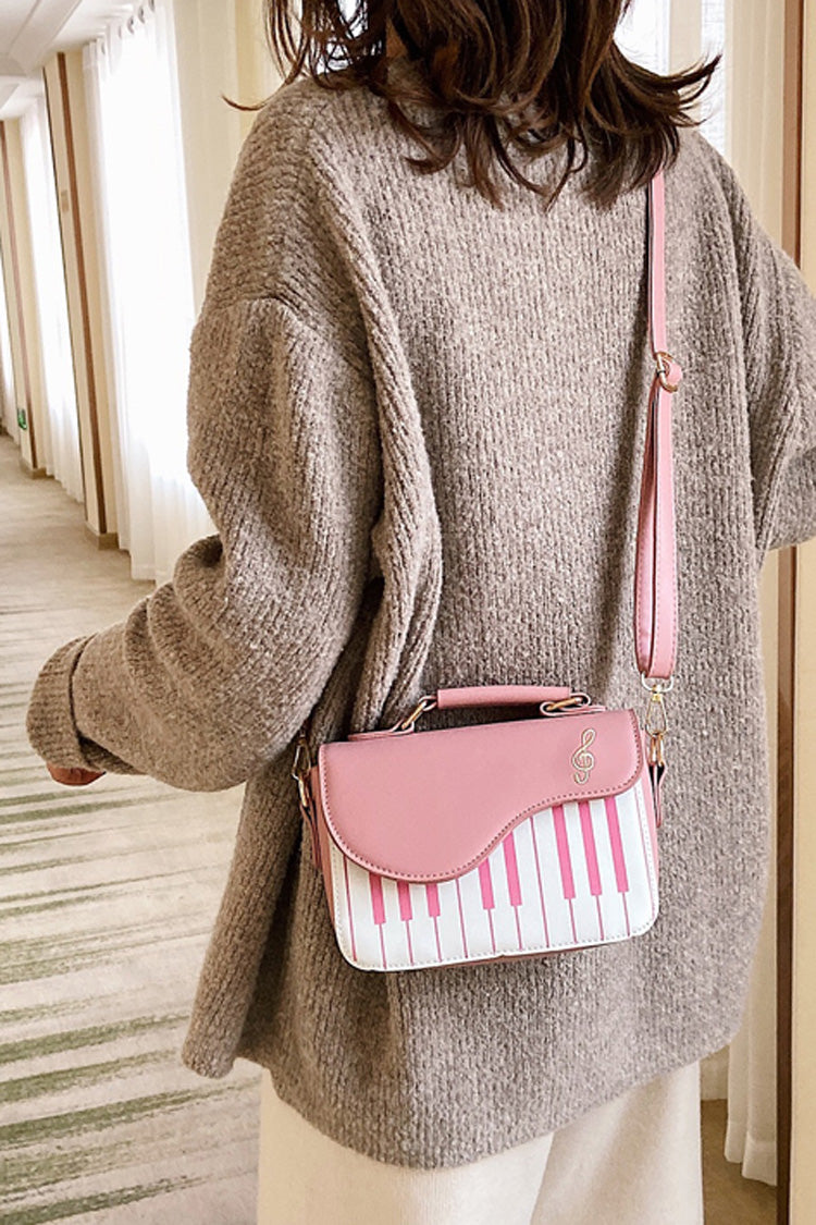 Piano Notes Embroidery Sweet Classic Lolita Shoulder Bag 3 Colors