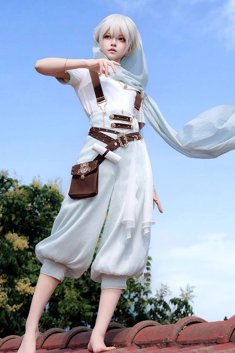 [Galaxy Adventures] Short Sleeves Elegant Prince Handsome Ouji Lolita Full Set