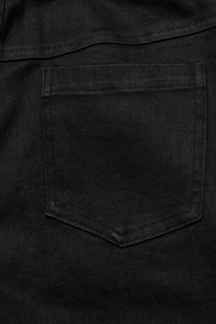 Black Mesh Women's Punk Cutout Eyelet Jeans