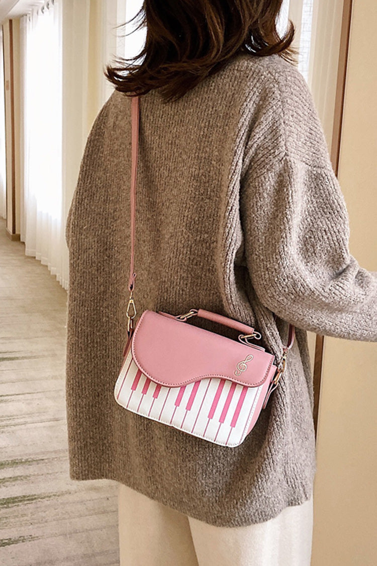 Piano Notes Embroidery Sweet Classic Lolita Shoulder Bag 3 Colors