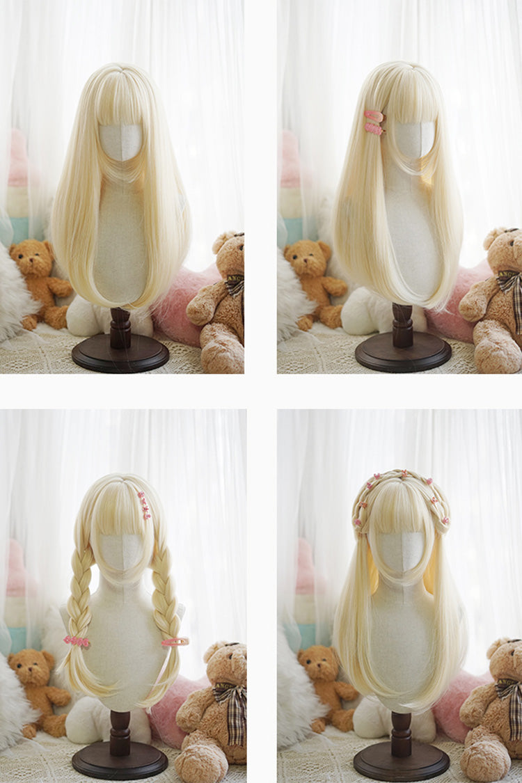 Daily Sweet Elegant Lolita Straight Wig 6 Colors