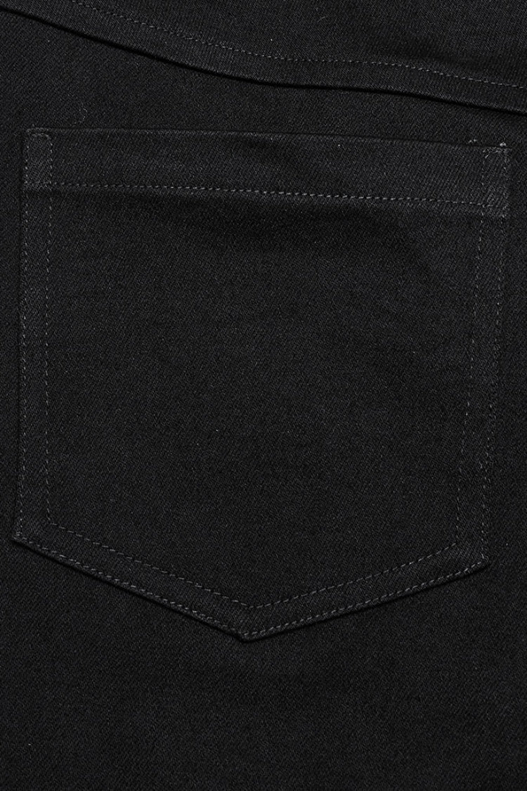 Black Triangular Stitching Mesh Buckle Women's Punk Pants