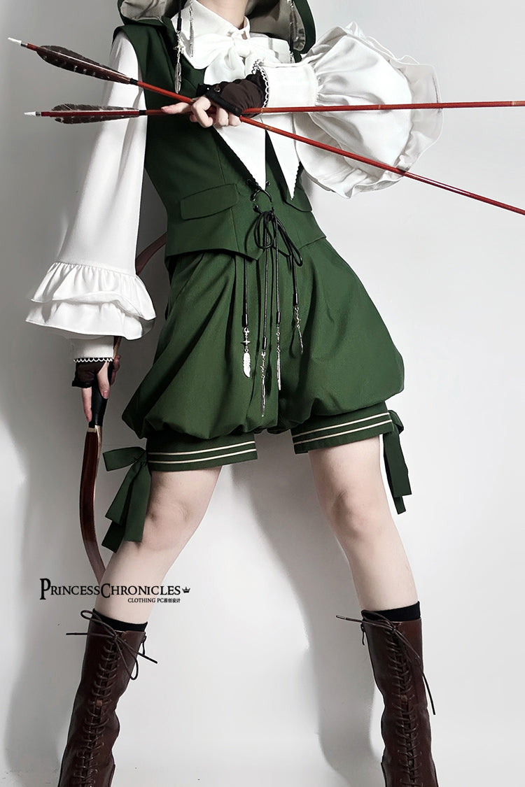 Gilet Lolita Ouji Beau Prince Doux [Plume de Lapin Vert] 