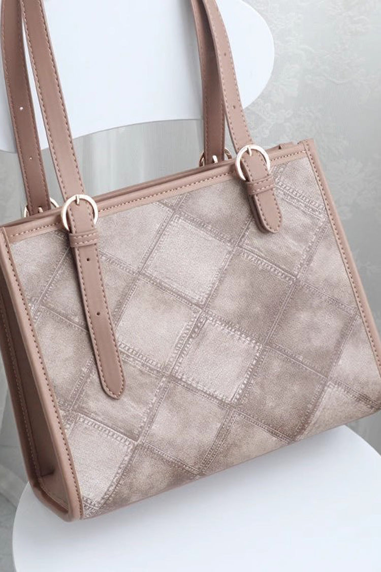 Diamond Print Sweet Japanese Lolita Shoulder Bag 4 Colors