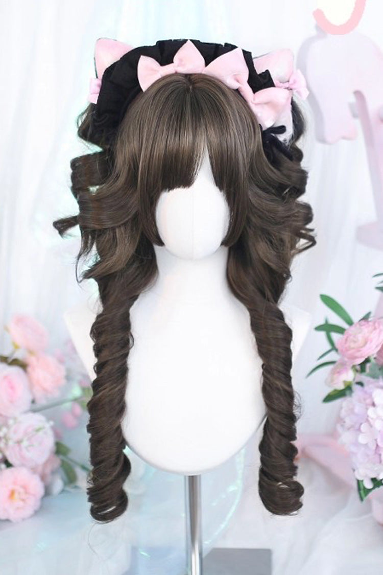 Brown Sweet Japanese Roman Curls Lolita Long Wig
