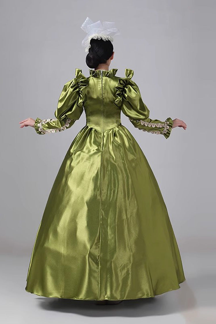 Medieval Court Ruffle Cardigan Classic Vintage Princess Victorian Dress 3 Colors