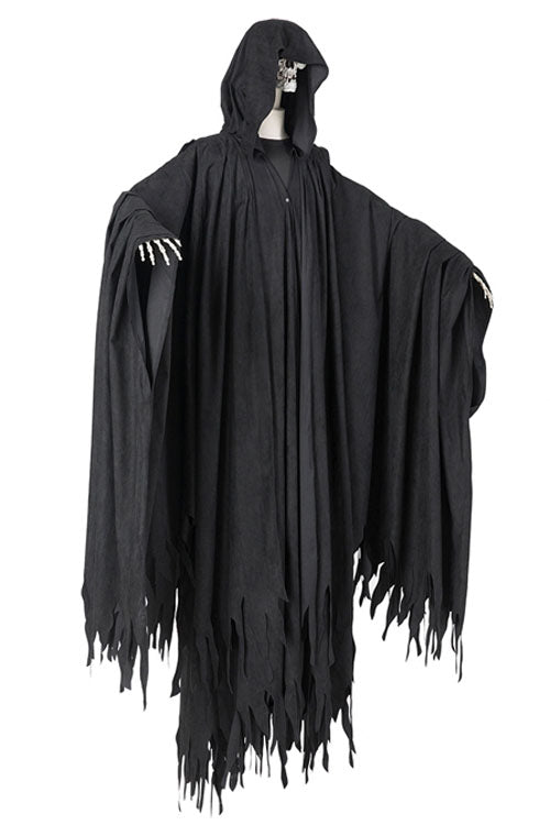 Harry Potter Dementor Halloween Black Cloak Cosplay Costume Black Outer Clothing