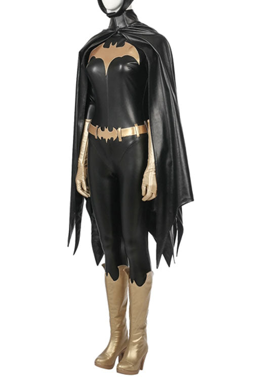 Comics Batgirl Halloween Cosplay Costume Same Black Cloak
