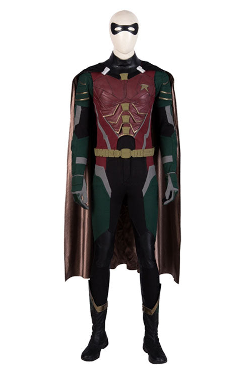 TV Drama Titans Robin Dick Grayson Multi-Color Halloween Cosplay Costume Full Set