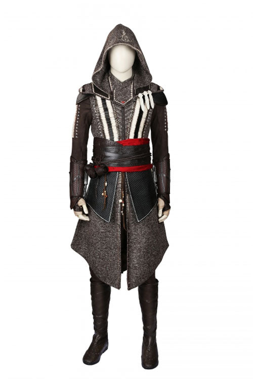 Assassin's Creed Aguilar Halloween Cosplay Costume Dark Brown Boots